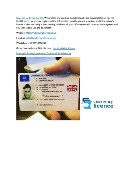 Buy Fake Uk Driving Licence By Ukdrivinglicence Issuu