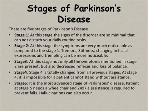 Get information about parkinson's disease symptoms such as tremors at rest; World parkinson's Program