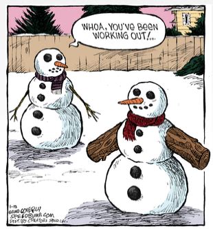 Going where snowman has gone before. Snowman humor..... | Christmas humor, Funny snowman ...