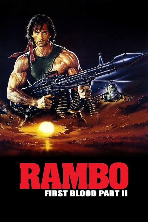 Rambo First Blood Part Ii 1985 The Poster Database Tpdb