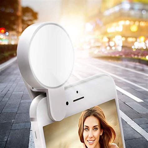 Portable Selfie Flash Led Camera Clip On Mobile Phone Selfie Ring Light