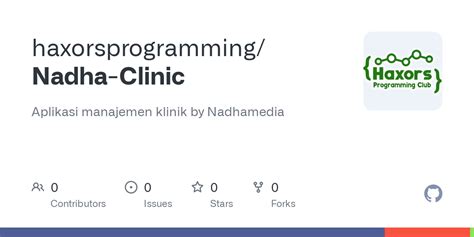 Github Haxorsprogrammingnadha Clinic Aplikasi Manajemen Klinik By