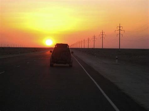 Sand Desert Sunset Picture Free Kazakhstan Photos