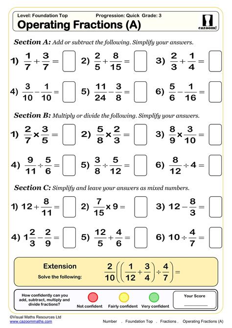 Fractions Maths Worksheet Ks3 Maths Worksheets Free Dedans Sudoku