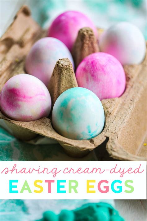 Shaving Cream Dyed Easter Eggs Our Best Bites Easter Eggs Shaving