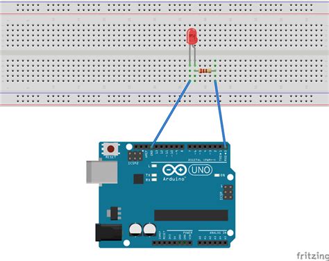 Led Blinking With Arduino Uno Circuit And Code
