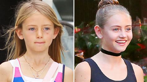 Heidi Klums Daughter Leni 13 Looks So Grown Up Rocks Black Dress