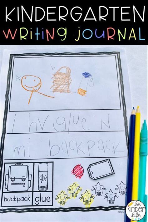 Kindergarten Writing Journals Writing Journal Prompts K 1