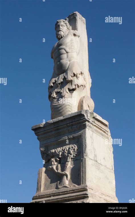 Grecia Athens City Statua Greca Antica Storica L Uomo Maschio Scultura