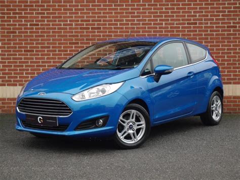 2013 13 Ford Fiesta 10t Ecoboost 100ps Zetec 3dr Candy Blue Petrol