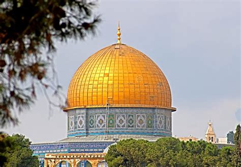 The Dome Of The Rock On The Temple Mount In Jerusalem Israel Stock