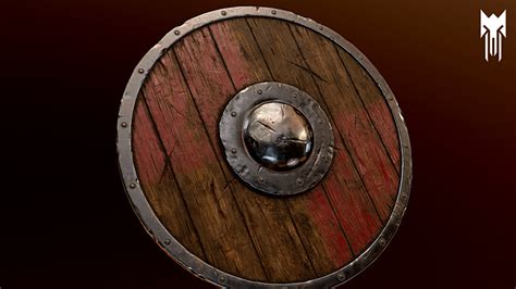 Wooden Round Shield Shield And Textures