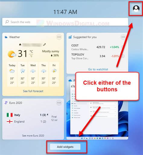 How To Manage Widgets In Windows 11 Webnots Gambaran