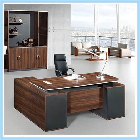 Customized Wood Modern Office Furniture Table Director Office Table