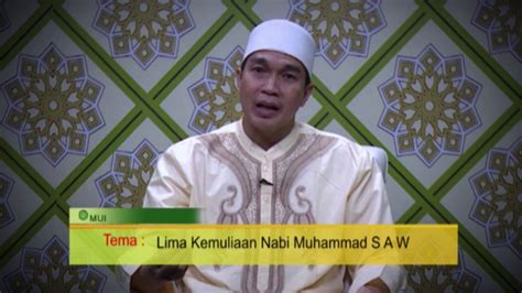 Lima Kemuliaan Nabi Muhammad SAW Drs Dedi Wahyudi YouTube