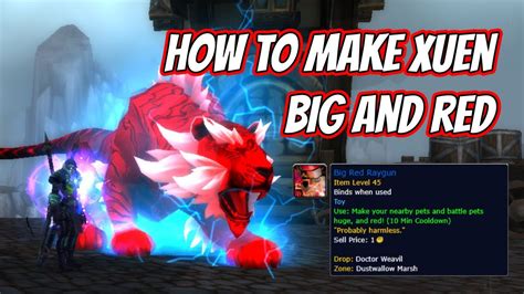 How To Make Xuen The White Tiger Big And Red Youtube