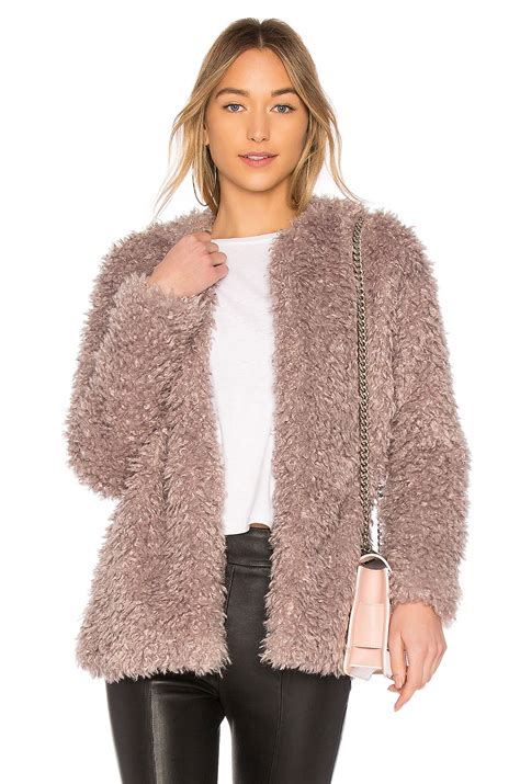 endless rose faux fur jacket in lavender modesens fur jacket jackets faux fur jacket
