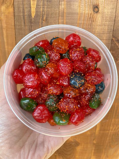 Spicy Chamoy Fruit Gushers Mexican Chile Candy Dulces Etsy