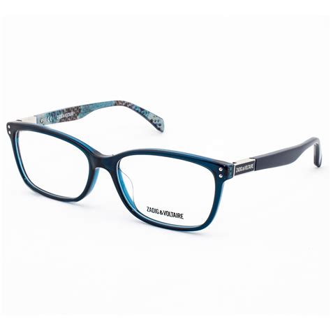 eyeglasses frame zadigandvoltaire blue women vzv124 0j24