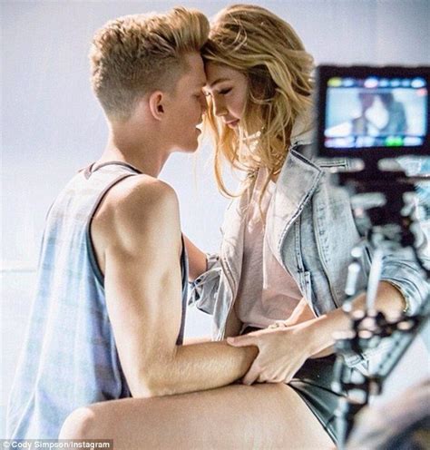 No Acting Required Cody Simpson And Real Life Girlfriend Gigi Hadid