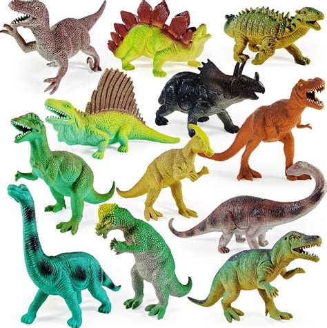 Educational Dinosaurs 12 Pack By Boley Kids 7 Tall Realistic Toy