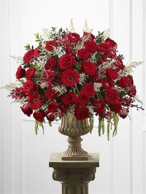 Fantastic Ideas For Red Floral Arrangement 40 Red Flower