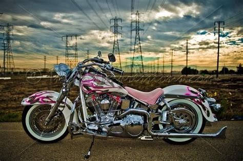 Custom Harley Davidson In Pink Quickimage EatSleepRIDE