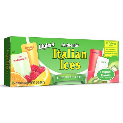 Buy Wyler S Light Authentic Italian Ice Fat Free Freezer Bars