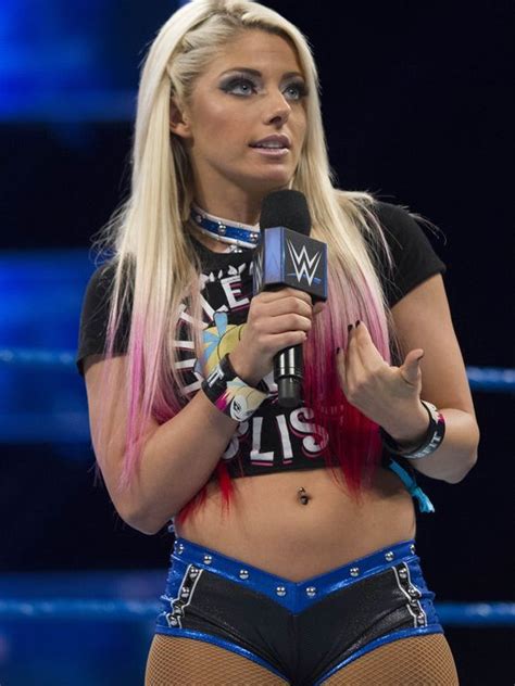 Alexa Bliss Hot Blonde Wwe Nxt Raw Diva Wrestling Beautiful Champ