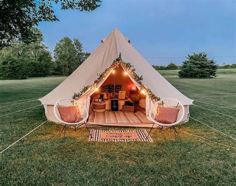 from the top glamping in topeka brings stylish camping to your house