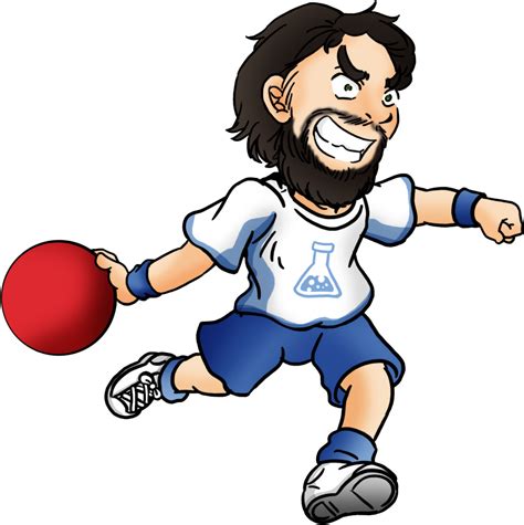 Dodgeball Clip Cartoon Cartoon Person Throwing A Dodgeball Png