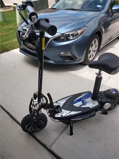 Uberscootmototec 1600w 48v Seated Folding Electric Scooter Evo 1600