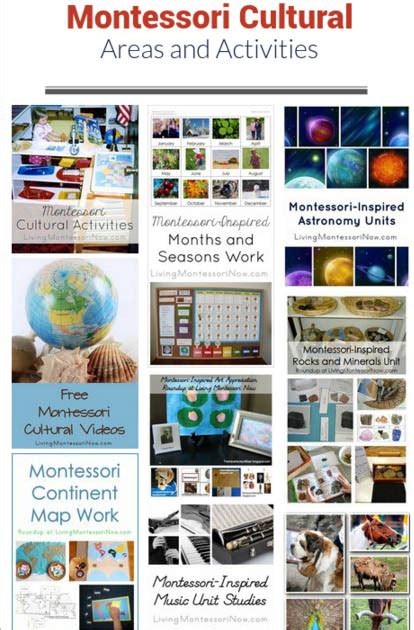 Montessori Cultural Areas And Activities For Multi Level Learning