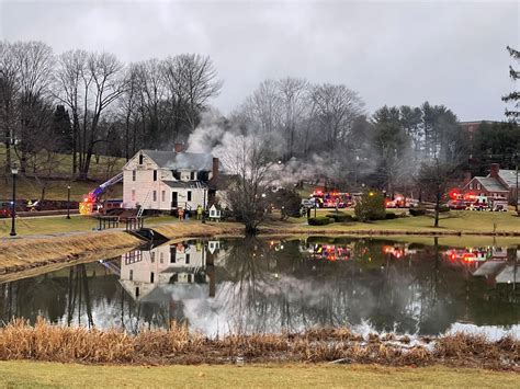Uconn Fire Update The Historic Whitney House Built In 1769 Was