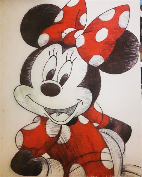 Minnie Mouse By Maribel Paduaweekly Sketch Of Disneys Minnie Mouse
