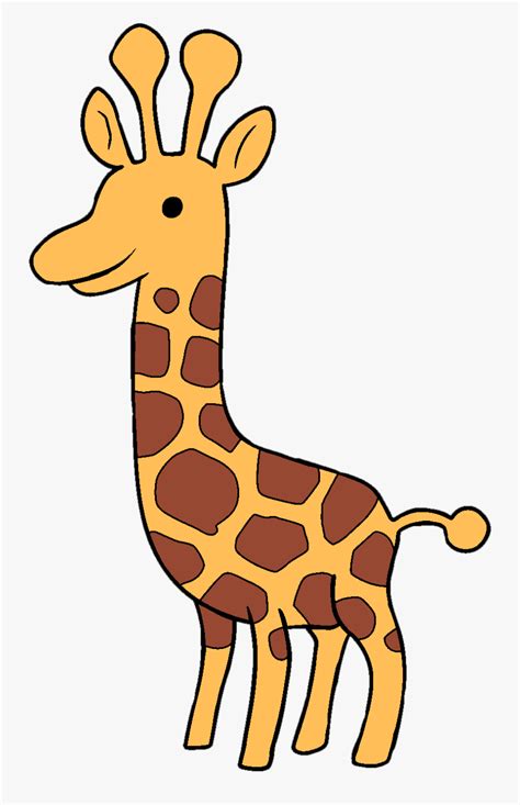Short Neck Giraffe Cartoon Free Transparent Clipart Clipartkey