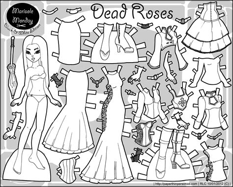 Paper Dolls Clothing Paper Dolls Paper Doll Coloring Pages