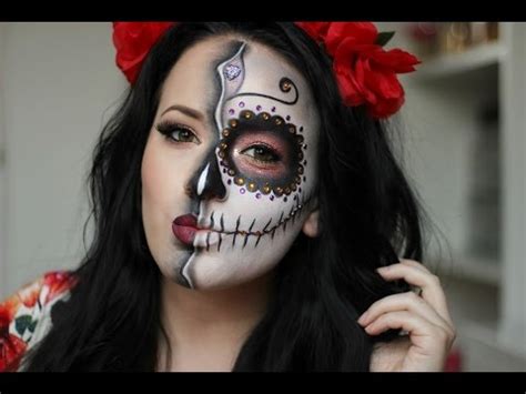 Easy halloween costume, black suit paint wh…,design stack: Sugar Skull/Day of the Dead Makeup Tutorial ~ HALLOWEEN ...