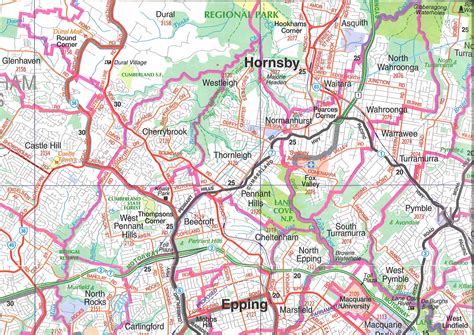 Buy Sydney Business Ubd Laminated Wall Map Mapworld