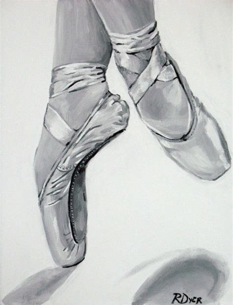 Zapatillas De Ballet Dibujo A Lapiz P Ginas Para Imprimir Y Colorear