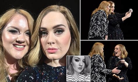 Adele Takes Selfie With Doppelgänger Fan At Birmingham Concert