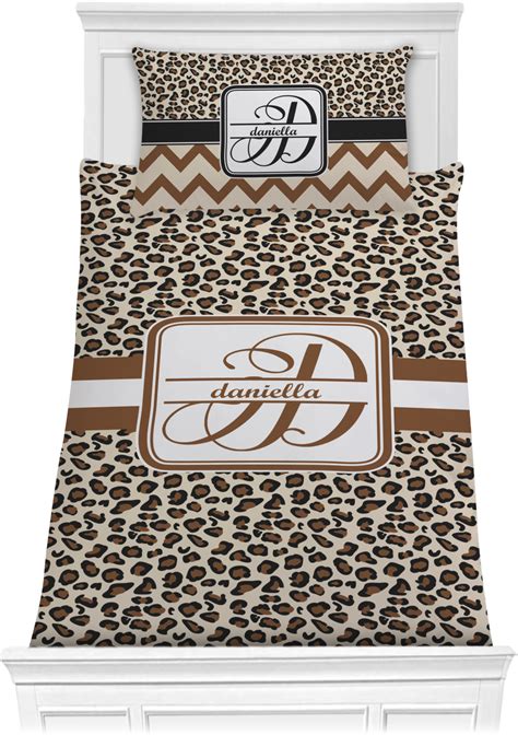 Leopard Print Comforter Set Twin Personalized Youcustomizeit