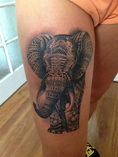 cool elephant thigh tattoo elephant thigh tattoo thigh tattoos women elephant tattoos
