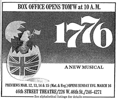 An Advertisement For The New Musical