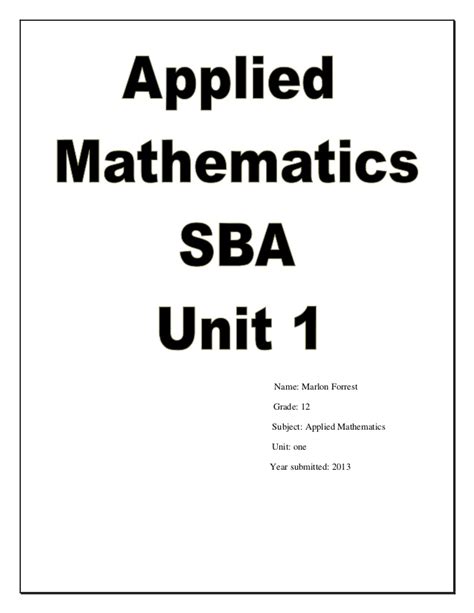 Mathematical reasoning, logic, sets, functions, recursive definitions, elementary counting principles. Applied math sba