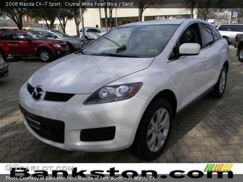 Every used car for sale comes with a free carfax report. Crystal White Pearl Mica - 2008 Mazda CX-7 Sport - Sand ...