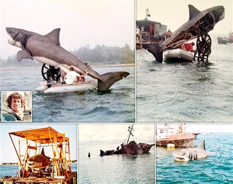 Unseen Behind The Scenes Photos Show The Making Of Jaws Daily Mail Online