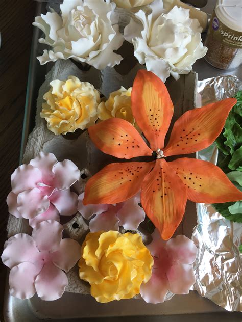 For piping, flowers and flooding on cookies, you can also use it on plain cakes if it's thinned with a little water. Gum paste flowers | Gum paste flowers, Gum paste, Gum