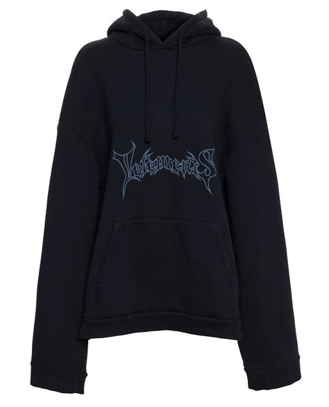 Lyst - Vetements Oversized Sweatshirt in Black