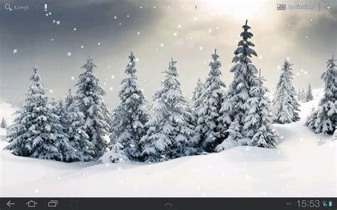 50 Live Falling Snow Desktop Wallpaper